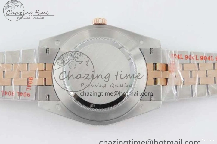 MiroTime 1229 Affordable Datejust 41 SS RG Full Diamonds TWF 1:1 Best Edition Arabic Markers Dial on Jubilee Bracelet A 2385